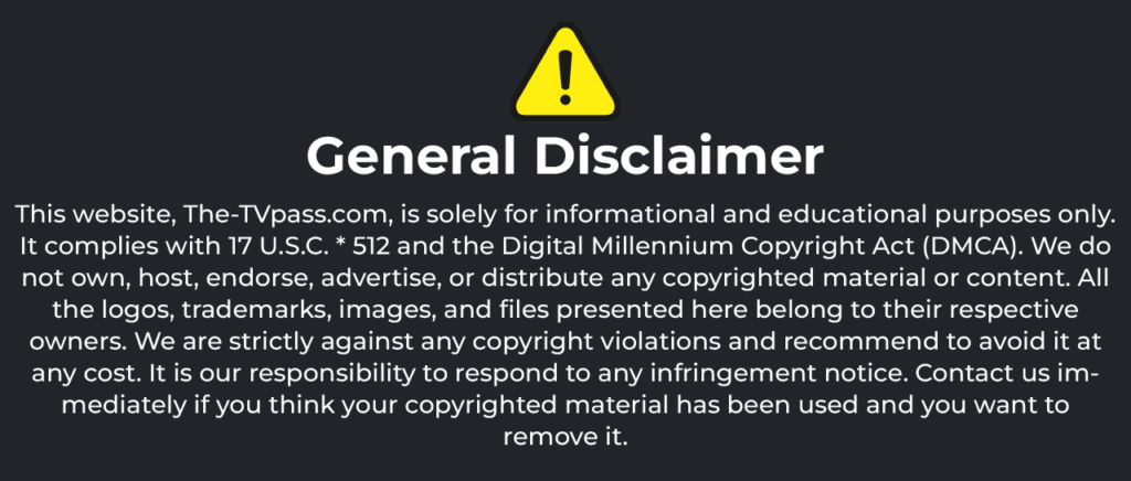 Disclaimer